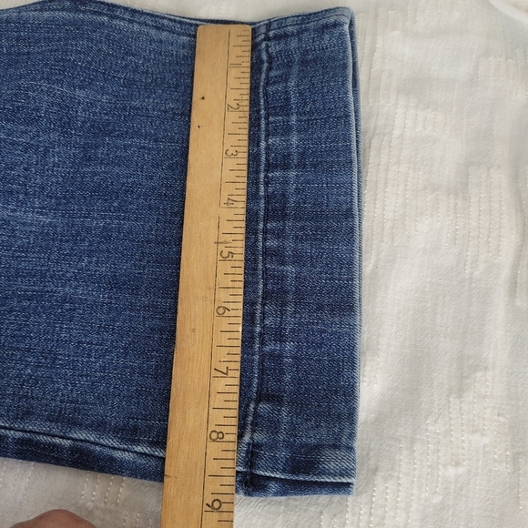 Talbots Flawless high waist medium wash slight flare jeans back front pockets 8P - Picture 5 of 8